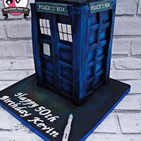 Doctor Who Tardis Cake