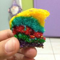 Rainbow cupcakes