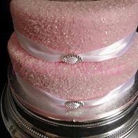 Crystal Castle Wedding Cake