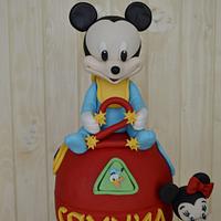Cake Mickey mouse and friends