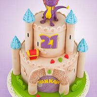 Spyro the Dragon Cake