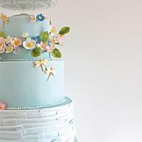 Bohemian Romance Wedding Cake