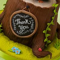 Owl Thank-you Cake