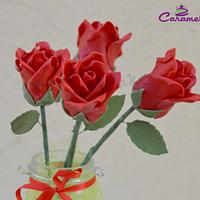 Valentine Rose Cakepops