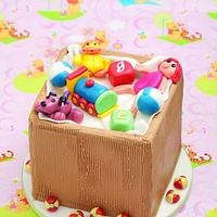 toys box cake