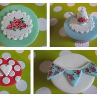 Cath kidston inspired cupcakes