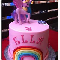 My Little Pony Rainbow Cake