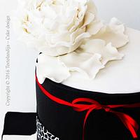 Black white cake