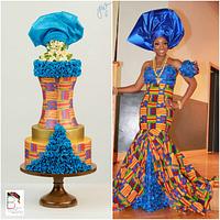 Ghana Modern Wedding Gown - Brides Around the World Collaboration