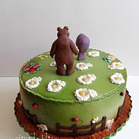 Маша и Медведь cake