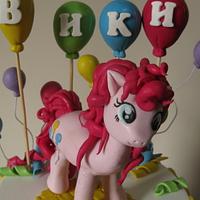 My little pony…pinkie pie cake