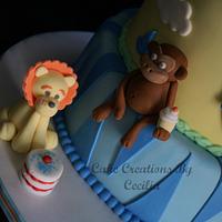 ''Jungle Party" Birthday Cake