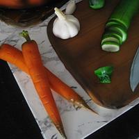 Vegetables cake