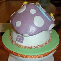 Debbie Brown fairy toadstool cake