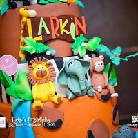 BIG Safari Cake for Larkin by Jiroqui Cakes
