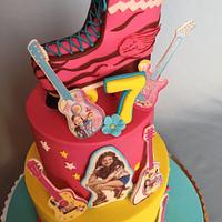 “Soy Luna” birthday cake 
