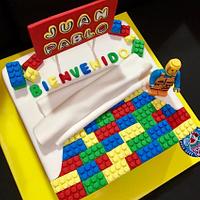 Lego Baby Shower Cake