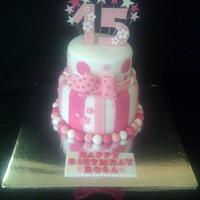 Sweet 15th Pink Cake