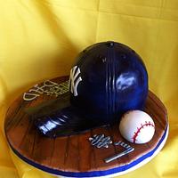 NY Yankees Hat cake 