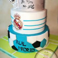 Soccer team birthday cake