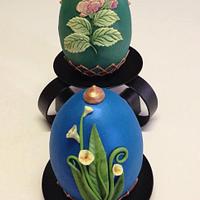 Spring themed Faberge' Eggs