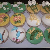 Spring cupcakes