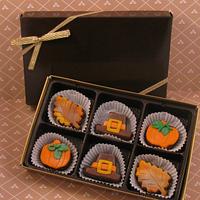 Thanksgiving Brownie Bites Gift Box