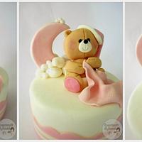 Forever friends teddy bear cake per Ludovica