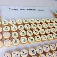 Periodic Table Cupcakes