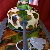 Military Tank Birthday Cake