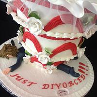 JUST DIVORSED & DUMPTED CAKE by Donna Chalas Greece 