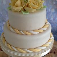 marzipan  flowers and cake covering