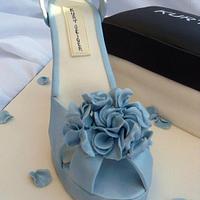 Flower paste shoe