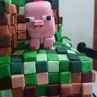 minecraft cake