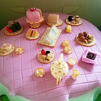 Alice in Wonderland Tea Party cake