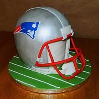 Football Helmet Cake
