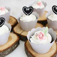 Rustic engagement Cake / cupcake / Cookies 
