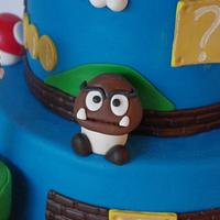 Super Mario Grooms Cake