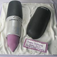 M.A.C. Lipstick Cake