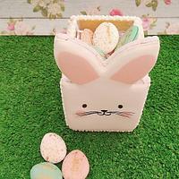 3-D Easter Bunny cookie box 