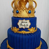 Royal Theme Baby Shower Cake