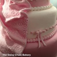 'ABC' Girls Christening cake ...