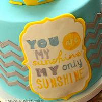 You Are My Sunshine cake