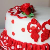 "Flamenco" cake