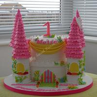 Castle Cake for 1st Birthday