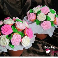 Mother's Day Cupcake Flowers