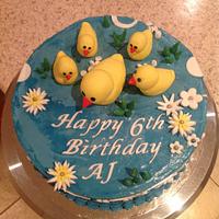 Duck themed Cake