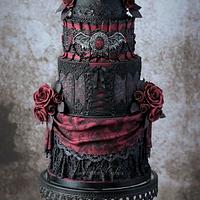 Gothic Halloween cake