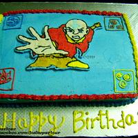 Avatar Aang Cake