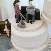Story wedding cake 